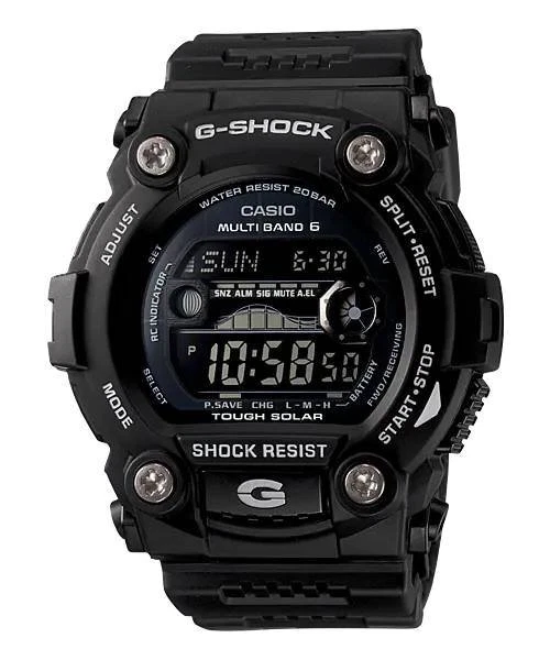Casio G-Shock GW7900B1ER Black Resin Digital Mens Watch - Watches -Size One
