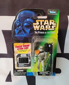Sandtrooper 1997 STAR WARS Power of the Force POTF Freeze Frame Sealed #3 - Picture 1 of 3
