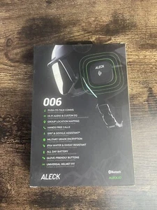ALECK 006 WIRELESS HELMET AUDIO & COMMUNICATION - 2 PACK - FOR SNOW HELMET - Picture 1 of 16