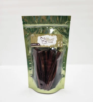 NERO'S TREATS Dog Bones 6'' Premium Beef Gullet Sticks ''Junior Bully Sticks'' (15 Counts)