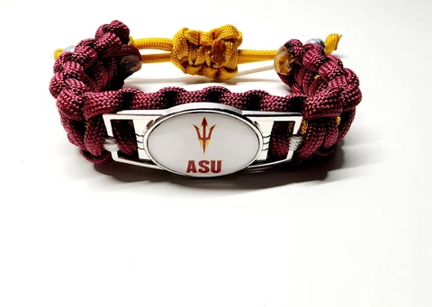 Arizona State Sun Devils Adjustable  Bracelet Fan Apparel & Souvenir College Cover