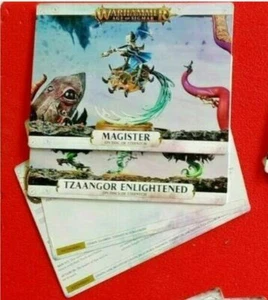 AETHER WAR - TZEENTCH CHAOS DAEMONS CARDS ENGLISH ENG NEW AGE OF SIGMAR AOS - Foto 1 di 1