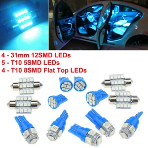 13x Car Interior LED Lights For Dome License Plate Lamp 12V Car Accessories Kit - Foto 1 di 12