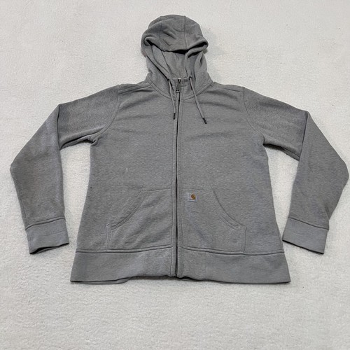 VETEMENTS Felpa con cappuccio cerniera intera Carhartt grigio donna taglia grande felpa con cappuccio collo finto