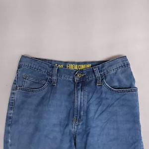 Lee Casual Button Zip Medium Wash Denim Jeans Youth Girls Size 14 Blue - Picture 1 of 10