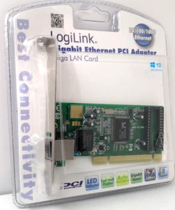 LogiLink PC0012 Gigabit PCI LAN Karte Netzwerkkarte NEU OVP - Bild 1 von 4