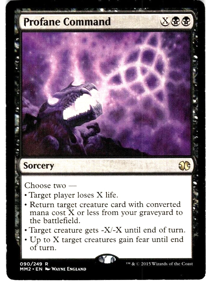 MTG Modern Masters Profane Command MM2 090/249 R NM/MT - Image 1 of 1