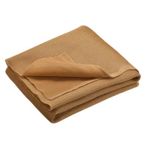 Haut-parleur Grille Tissu Polyester Fibre 1x1.65M/39x65Pouce Marron - Photo 1/5