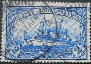 Deutsch-Südwestafrika 1906 Zwei-Mark mit SWAKOPMUND Poststempel - Bild 1 von 1