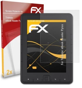atFoliX 2x Film Protection d'écran pour Trekstor eBook Reader Pyrus mat&antichoc - Photo 1/9