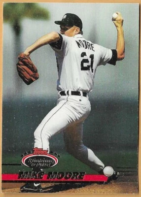 MIKE MOORE DETROIT TIGERS #693 - TOPPS STADIUM CLUB NM-MT 1993 - Image 1 of 2