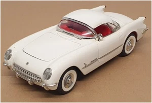 Mira 1/18 Scale Diecast 7723B - 1954 Chevrolet Corvette - White - Picture 1 of 7