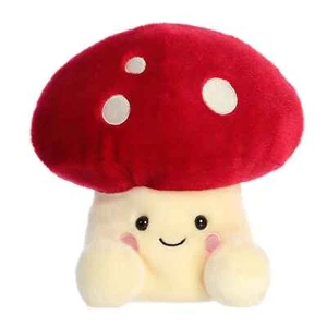 Aurora - Palm Palms - Tamaño Fiesta - 8" Amanita Champiñón Adorable Peluche - Imagen 1 de 5
