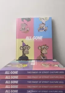 All Gone 2021 x Bored Ape Yacht Club BAYC Limited Edition Set 2 Books SHIPS NOW - Picture 1 of 5