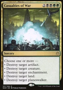 Magic The Gathering Casualties of War (187/330) War of the Spark LP Magic The Gathering - Imagen 1 de 1