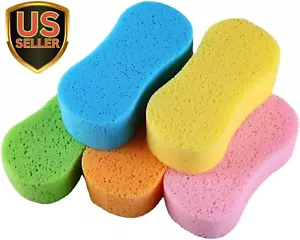 Car Wash Sponge, 3 Pack Extra Thick Large Colorful Cleaning Sponge Multi-Purp... - Picture 1 of 1