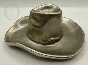 Vintage Zinn Wilton Cowboy Hut Farm Ranch Dekor Western Southern - Bild 1 von 6