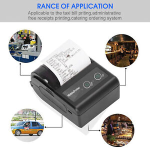 Mini 58mm Bluetooth Wireless Mobile Thermal Receipt Printer Restaurant Store