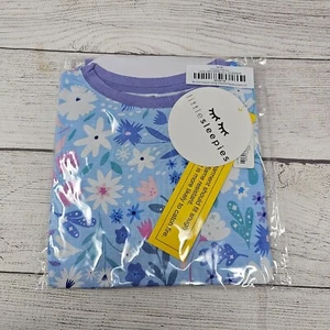 Neu im Karton Little Sleepies Winter Blumen zweiteiliges Pyjama Set Größe 2T - Bild 1 von 3