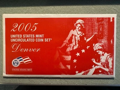 2005 P&D Mint Set Brilliant Uncirculated US Coins & Envelope OGP and COA - Image 1 of 4