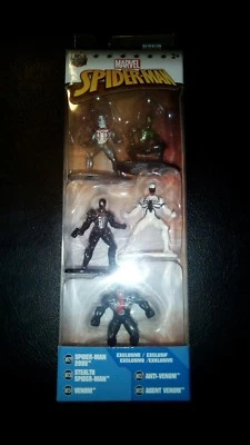 2017 Jada Toys/Marvel- Spiderman Nano Metal Figs Pack B - Image 1 of 4