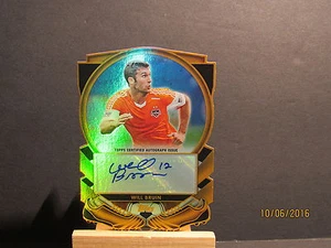 2013 Topps MLS Golden Boot Die Cut Autographs #WB Will Bruin - Picture 1 of 1