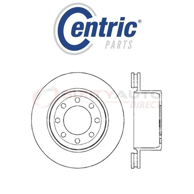 Centric C-TEK Disc Brake Rotor for 2005-2012 Ford F-350 Super Duty 5.4L 6.0L rd Foto 1 de 4