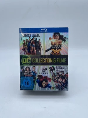 DC 5-Film-Collection Blu-ray Box - Justice League - Wonder Woman - Man Of Steel - Bild 1 von 2