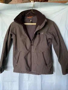 H&M Sport Kids Dark Gray Track Jacket Size 10/11 Years Lightweight Activewear - Picture 1 of 5