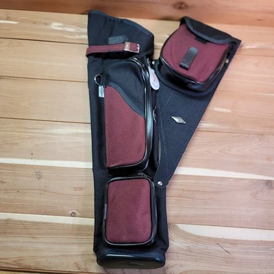 Neet Target Quiver Burgundy Black Bow Hunting NT-300 LH USA Made No Tubes - Image 1 of 4