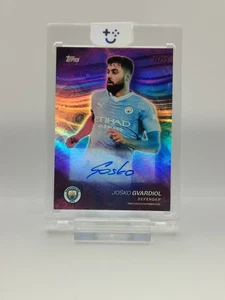 Josko Gvardiol /99 - Manchester City - Topps Chrome Purple Lazer - Auto - - Bild 1 von 1