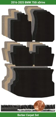 Набор ковриков Lloyd Custom Berber для BMW 750i xDrive 2016-2025 годов выпуска (5 штук) No12A - Изображение 1 из 4