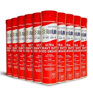 Grasa roja ultra resistente, paquete de 10 de 14 oz. | Impermeable y alto - Imagen 1 de 6