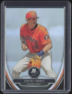 2013 Bowman Platinum #BPCP23 Carlos Correa Chrome Prospects Refraktoren - Bild 1 von 2