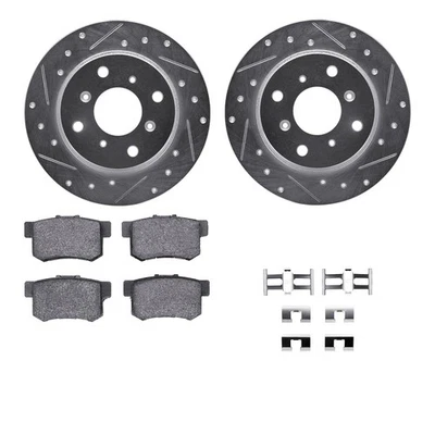 For Honda Prelude 92-96 Brake Kit eLINE Series Drilled & Slotted Rear Brake Kit Foto 1 de 4