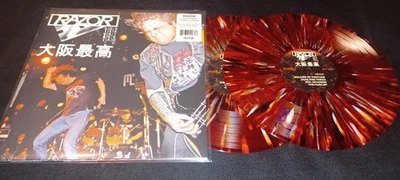 Razor - Live Osaka Saikou - Relapse - Splattered Vinyl - Kreator Thrash Metal - Image 1 of 4