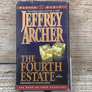 The Fourth Estate - Jeffrey Archer 1996 Harper 4 Audio Cassette Tapes Novel - Picture 1 of 6