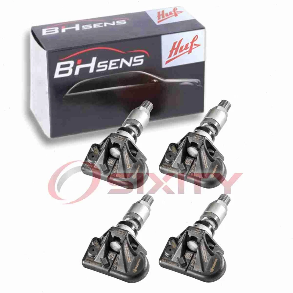 4 pc Huf TPMS Sensors for 2019 BMW 340i GT xDrive Tire Pressure Monitoring jv - Image 1 of 4