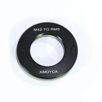 RMS microscope 25mm 1.0" lens to M42 x 1.0 screw mount adapter camera modifying - Image 1 of 2