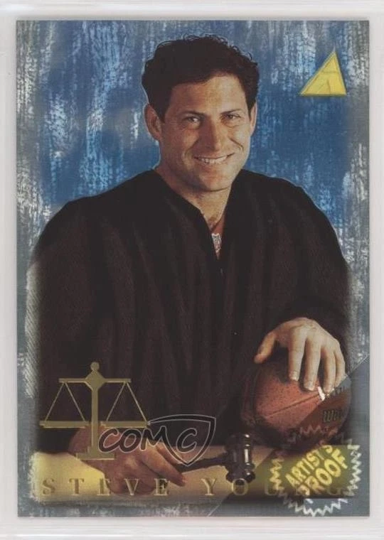 1995 Pinnacle Artist's Proof Steve Young #192 HOF - Image 1 of 2