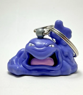 1999 年汉堡王口袋妖怪 Muk 钥匙链 2 英寸人偶玩具任天堂复古罕见 — 第 1/4 张图片