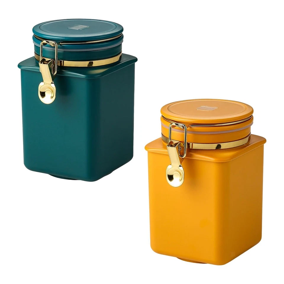 Sealed Storage Jar Fresh Keeping Large Capacity for Flour Tea Caddy Snack Sugar - Image 1 of 1