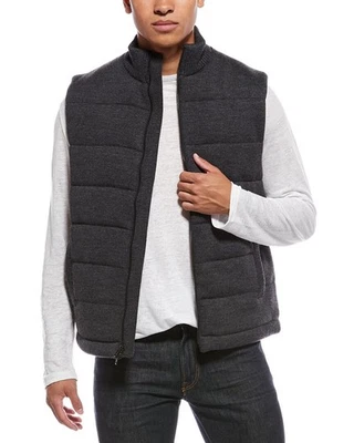 Chaleco de lana Vince con cremallera completa para hombre Foto 1 de 3