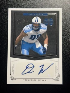 DERRICK MORGAN 2010 PANINI NATIONAL TREASURES ROOKIE AUTO RC /99 Titans #227 - Picture 1 of 2