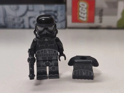 NEW Star Wars Imperial Shadow Stormtrooper Custom Lego Minifigure w/ armor 75262 - Image 1 of 4