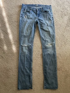 7 For All Mankind Jeans Damen Straight Leg Größe 28 - e000 - Bild 1 von 11