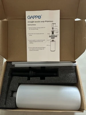 Gappo Soap Dispenser Kitchen Sink Mount - Matte Black - Image 1 of 4