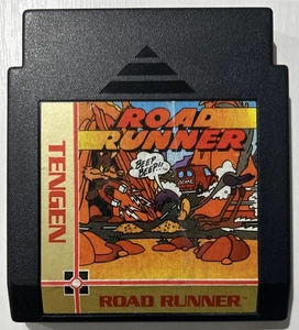 Road Runner (Nintendo Entertainment System, 1989) Tengen NES Schwarz Nur Kassette - Bild 1 von 4