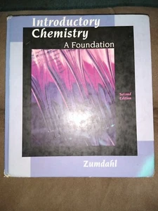 Introductory Chemistry A Foundation Second Edition Zumdahl Textbook Health 1993 - Picture 1 of 6