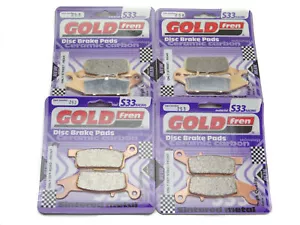 Goldfren Brake Pads Front & Rear For Yamaha YFM 700 FWAD Grizzly EPS 2007-2018 - Picture 1 of 5